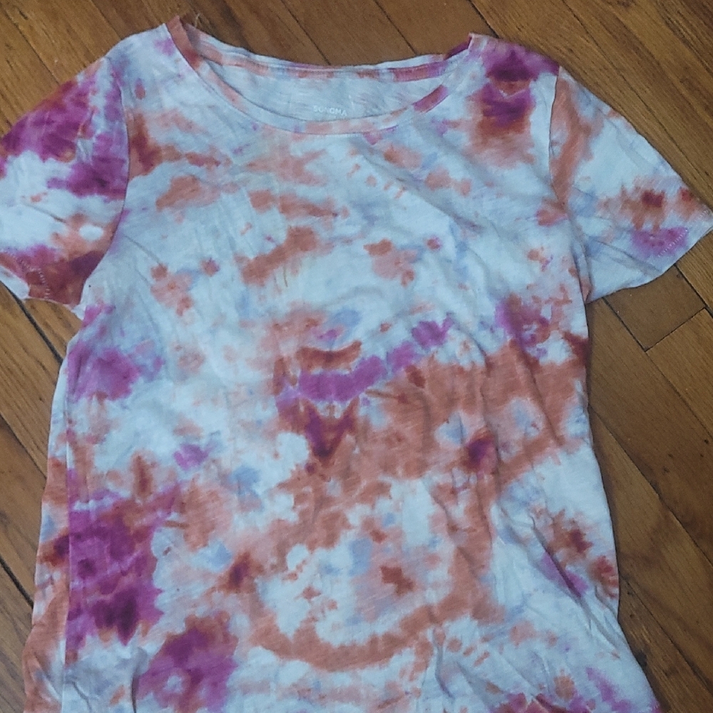 SONOMA Tie-Dye Short Sleeve Top